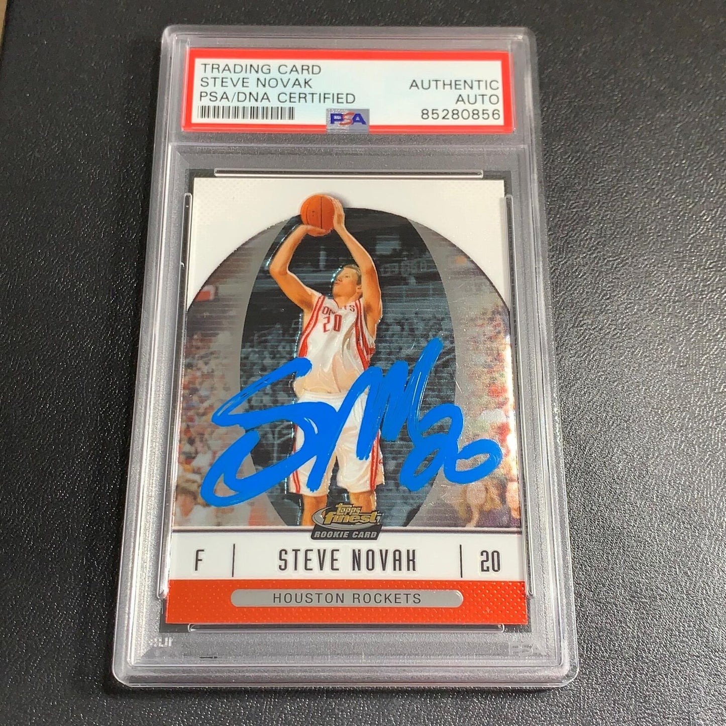 2006-07 TOPPS #51 STEVE NOVAK Signed Card PSA AUTO Slabbed RC Rockets