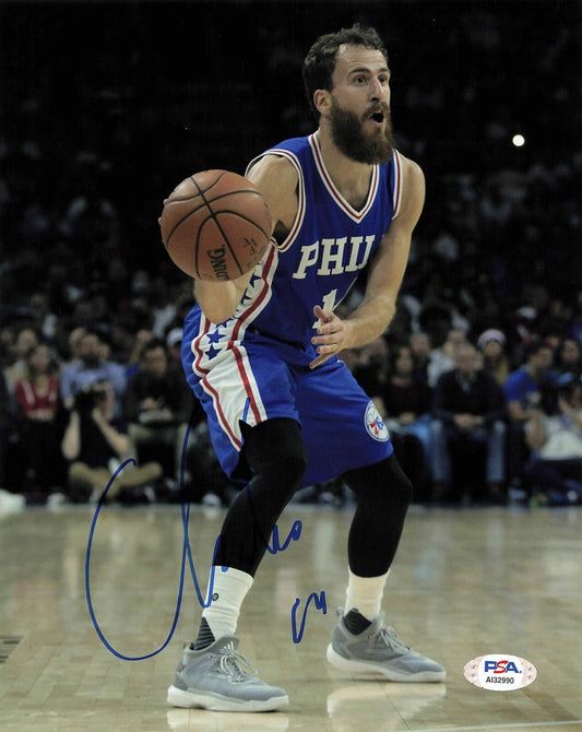 Sergio Rodiguez signed 8x10 Photo PSA/DNA Philadelphia 76ers Autographed