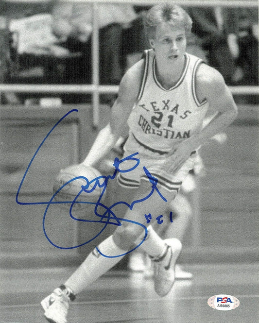 Scott Brooks signed 8x10 photo PSA/DNA Texas Christian Autographed