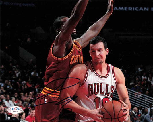 PAUL ZIPSER signed 8x10 photo PSA/DNA Chicago Bulls Autographed