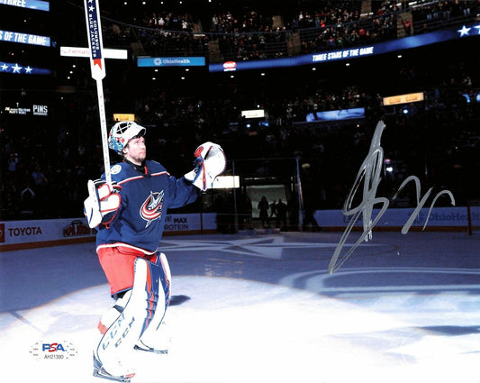 Sergei Bobrovsky signed 8x10 photo PSA/DNA Columbus Blue Jackets Autographed