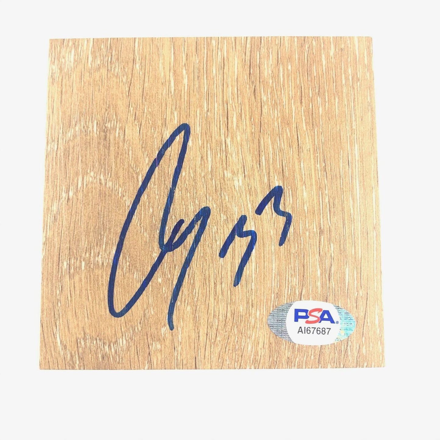 Mirza Teletovic Signed Floorboard PSA/DNA Autographed