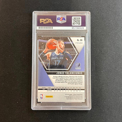 2019-20 Panini Mosaic #86 Jonas Valanciunas Signed Card AUTO PSA Slabbed Grizzli
