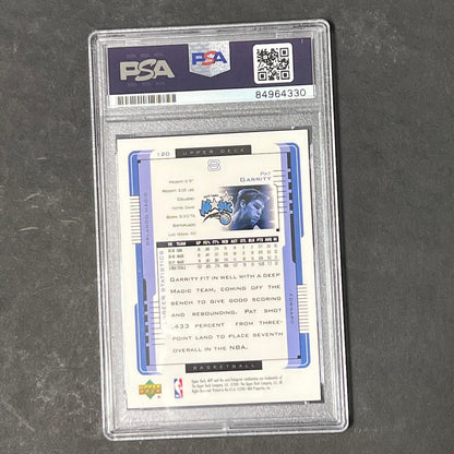 2001-02 Upper Deck #120 Pat Garrity Signed Card PSA Slabbed Auto Magic