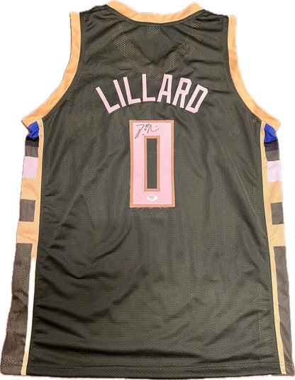 Damian Lillard signed jersey PSA/DNA Milwaukee Bucks Autographed