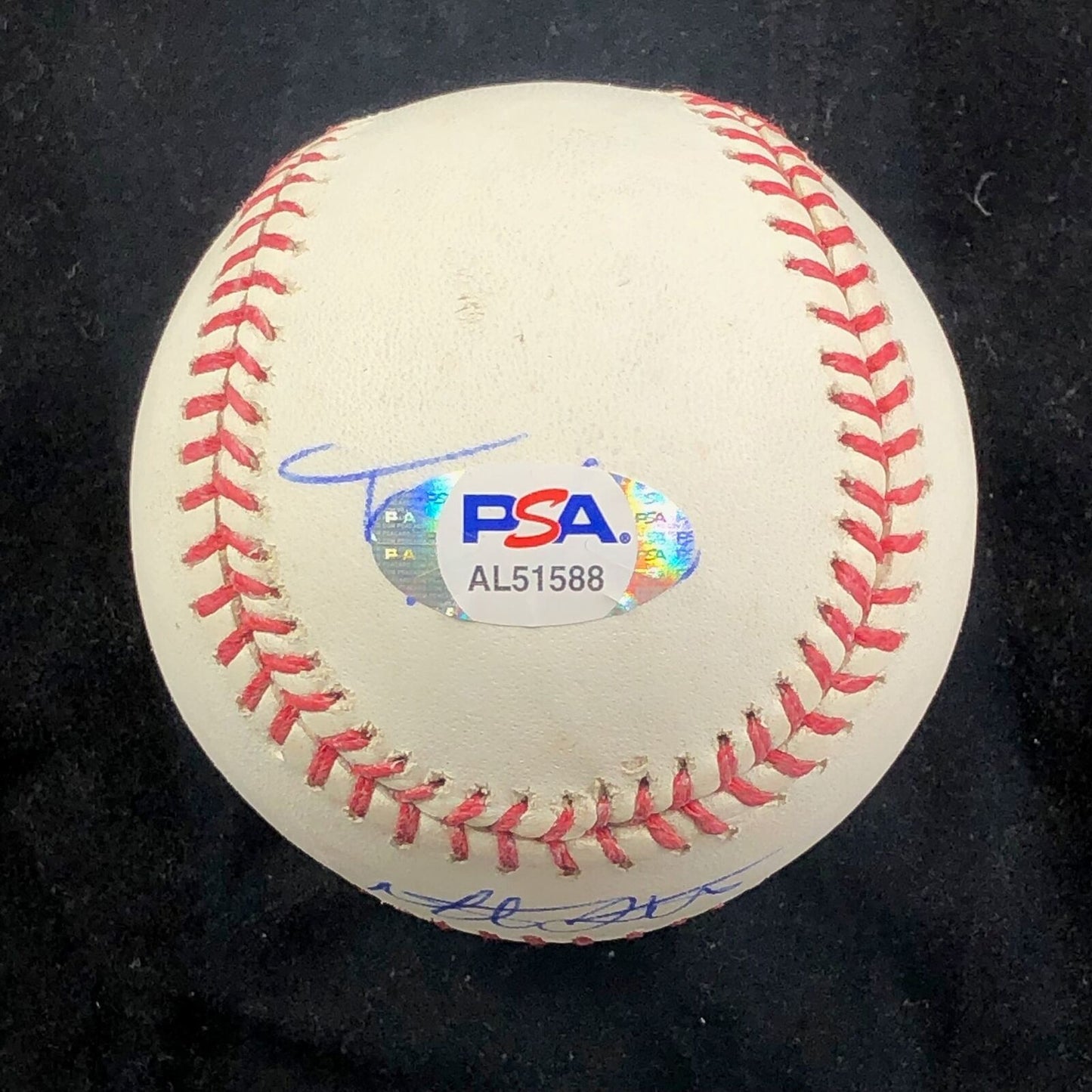 Mat Latos Signed Baseball PSA/DNA Southern Maryland Blue Crabs Autographed