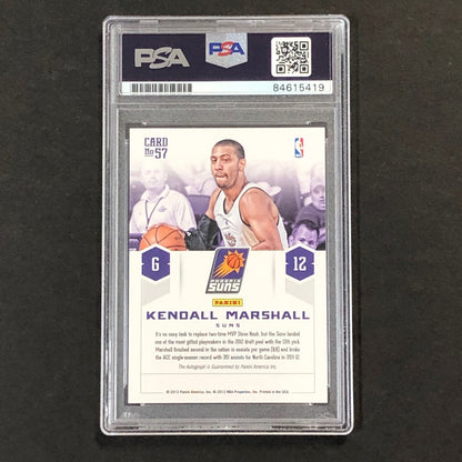 2012-13 Panini Prestige Prestigious Picks #57 Kendall Marshall Signed Card AUTO