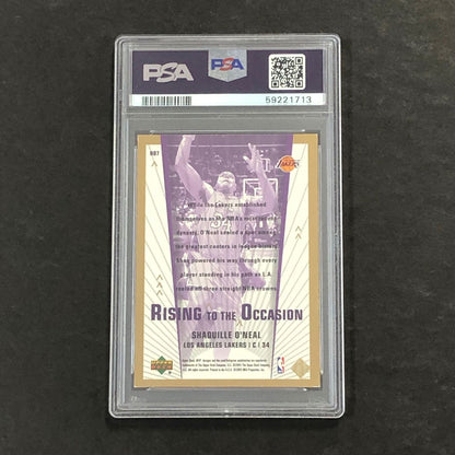 2003 Upper Deck MVP #RO7 Shaquille O'Neal PSA 6 EX-MT Rising to the Occasion