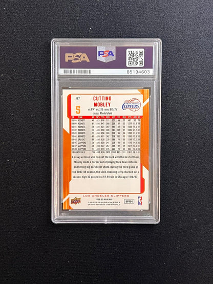 2008-09 Upper Deck NBA MVP #67 Cuttino Mobley Signed Card AUTO 10 PSA Slabbed Cl