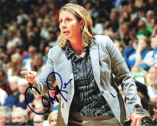 CHERYL REEVE Signed 8x10 photo WNBA PSA/DNA Autographed Lynx