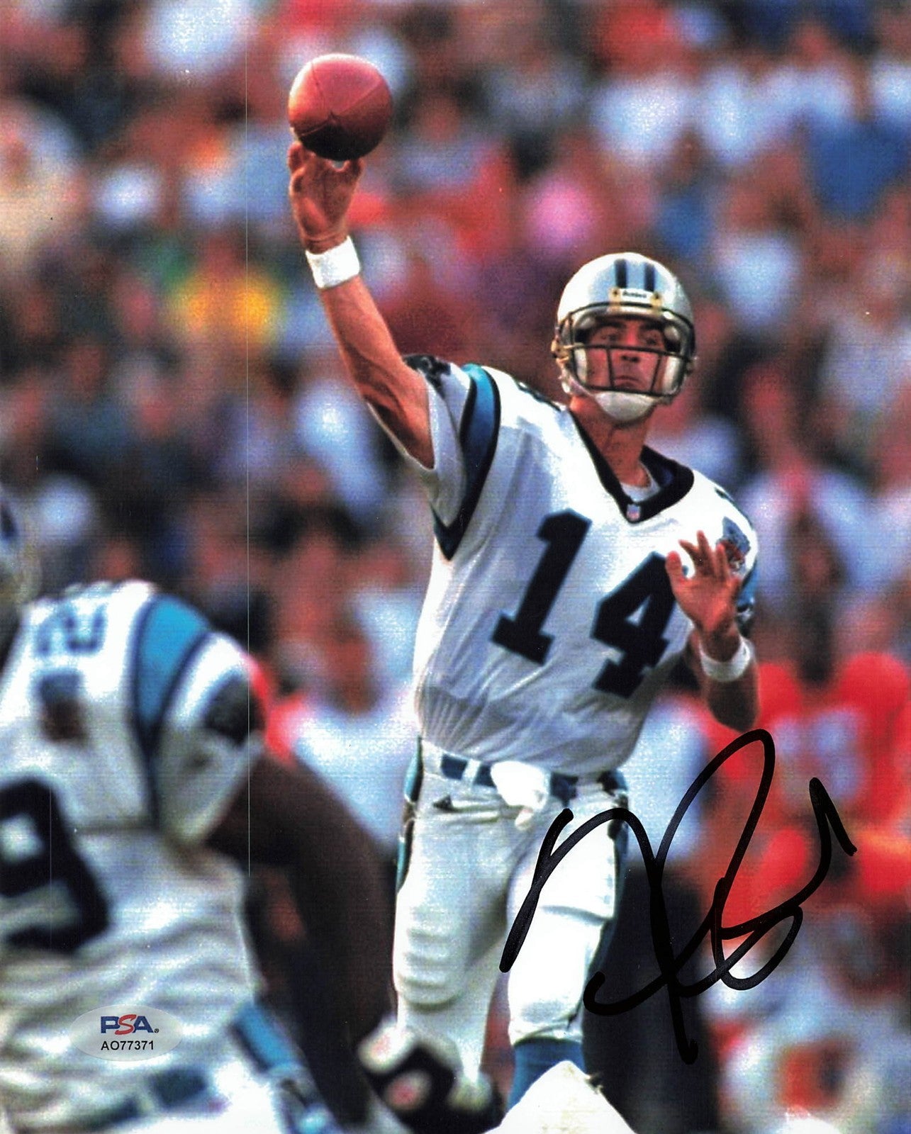 Frank Reich Signed 8x10 Photo PSA Carolina Panthers