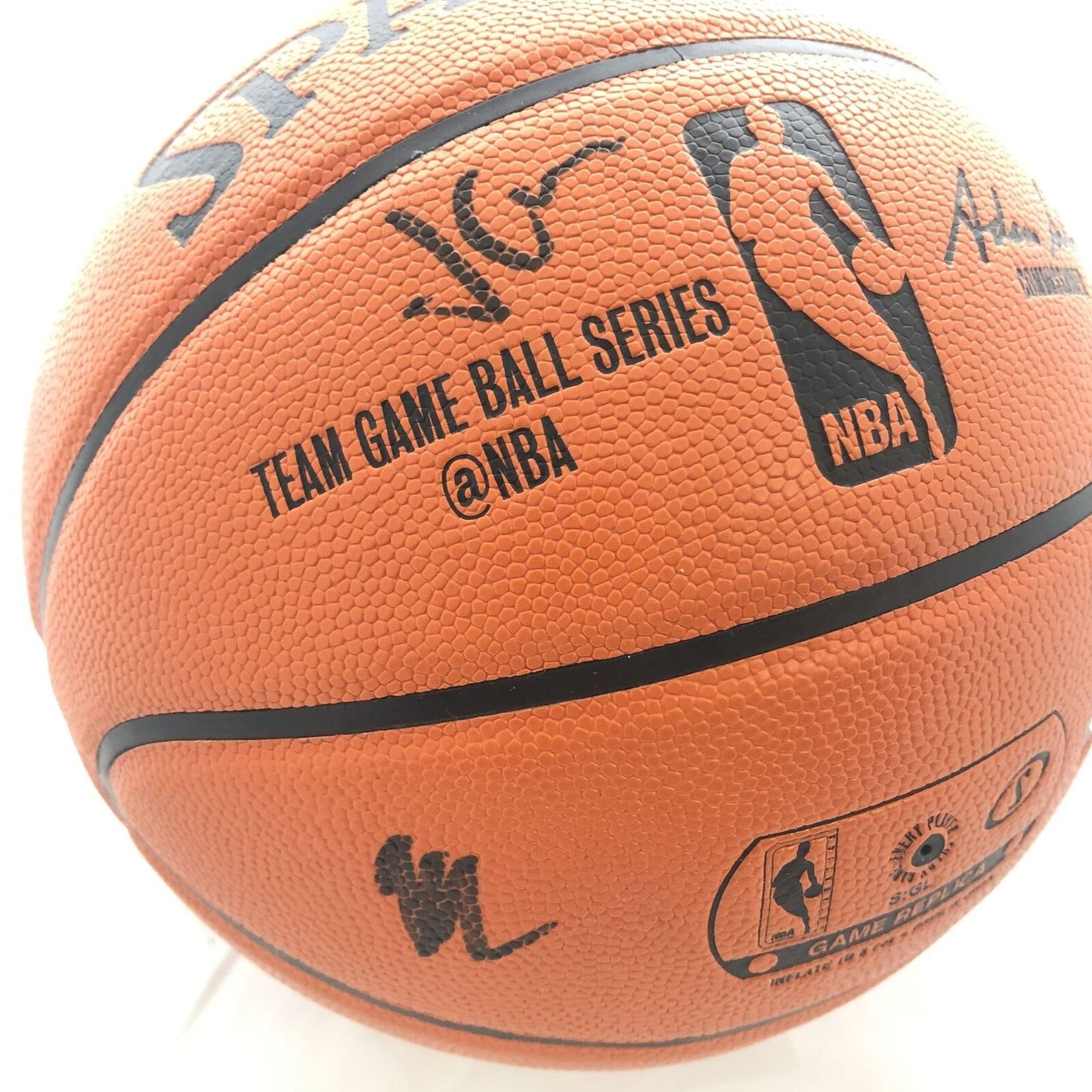 2018-19 Warriors Team Signed Basketball PSA/DNA Autographed Ball 2019