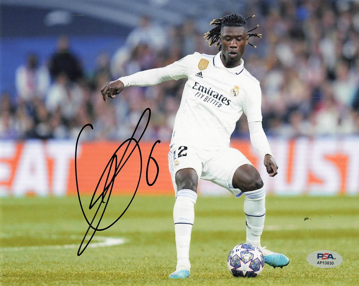 Eduardo Camavinga Signed 8x10 Photo PSA Real Madrid Soccer
