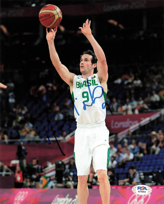 Marcelo Huertas signed 8x10 photo PSA/DNA Brazil Autographed