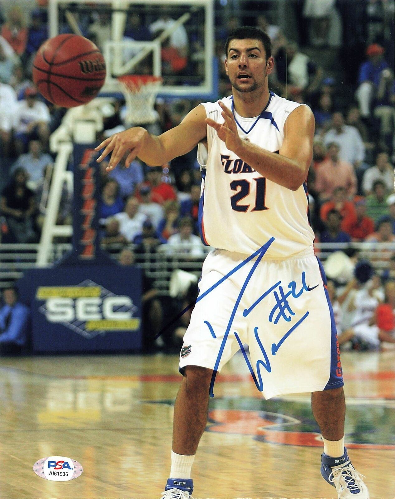 Dan Werner signed 8x10 photo PSA/DNA Florida Gators Autographed