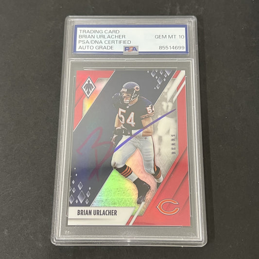 2021 Panini Phoenix #25 Brian Urlacher signed card PSA 10