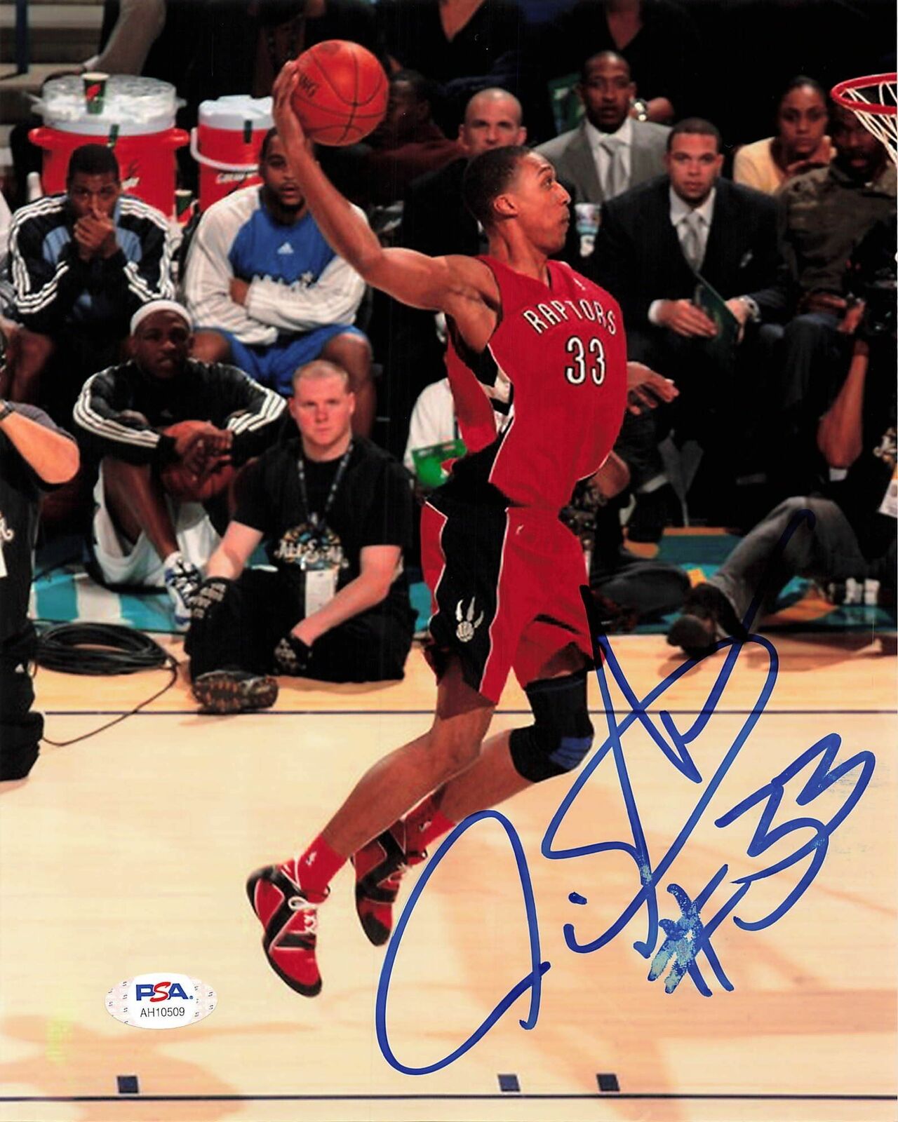 Jamario Moon signed 8x10 photo PSA/DNA Toronto Raptors Autographed