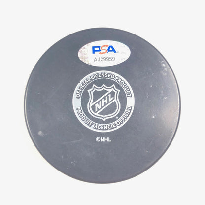 Ed Belfour signed Hockey Puck PSA/DNA Chicago Blackhawks Autographed