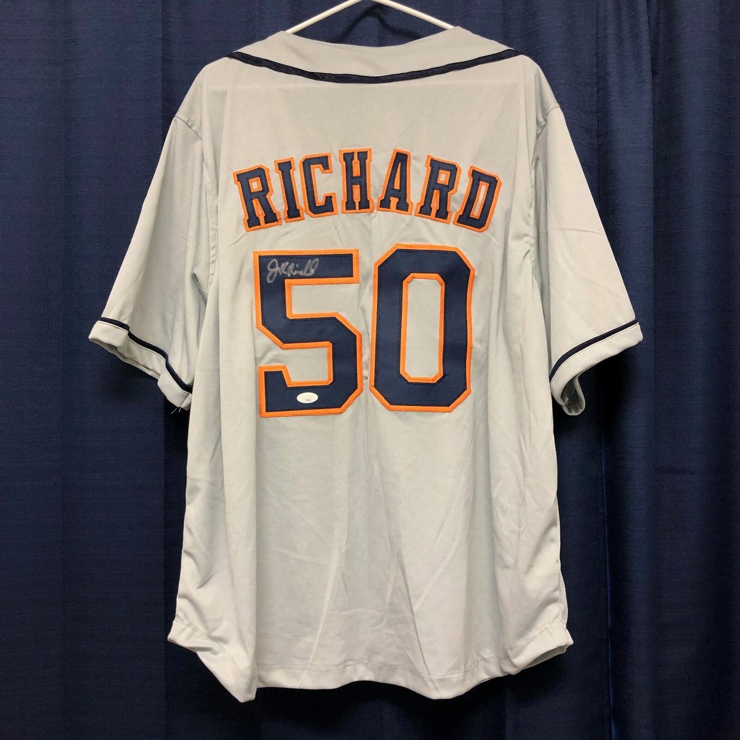 JR Richard Signed Jersey JSA Houston Astros Autographed