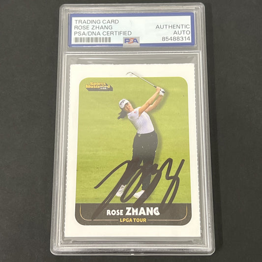 Rose Zhang signed card PSA