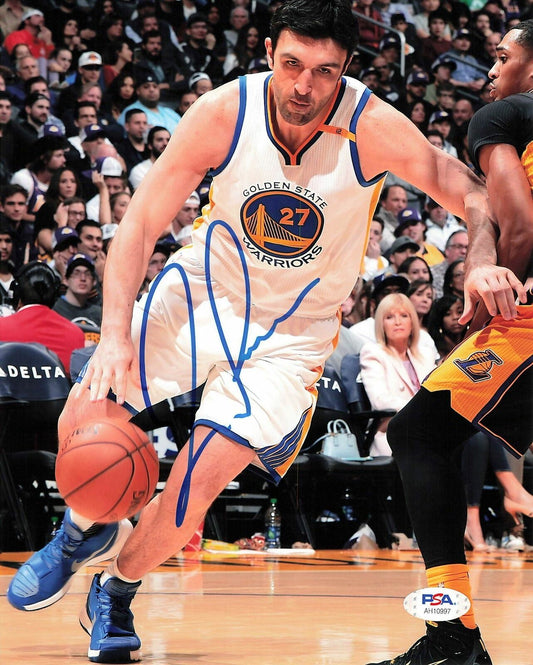 Zaza Pachulia signed 8x10 photo PSA/DNA Golden State Warriors Autographed