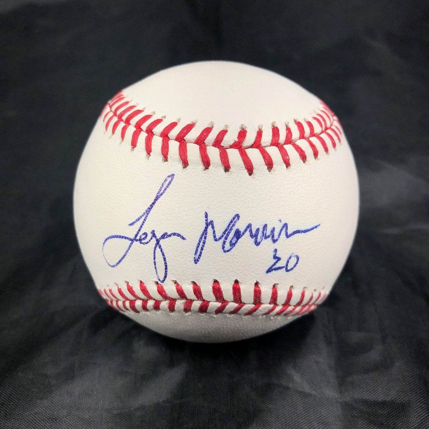 LOGAN MORRISON signed baseball PSA/DNA Tampa Bay Rays autographed