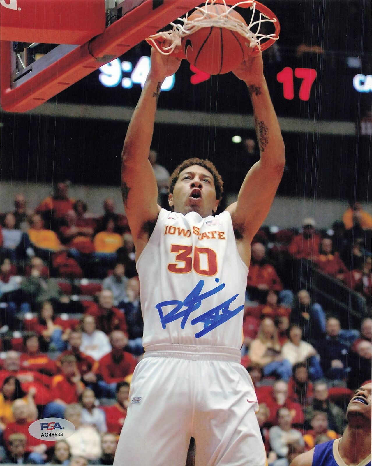 ROYCE WHITE signed 8x10 photo PSA/DNA Iowa State Cyclones Autographed