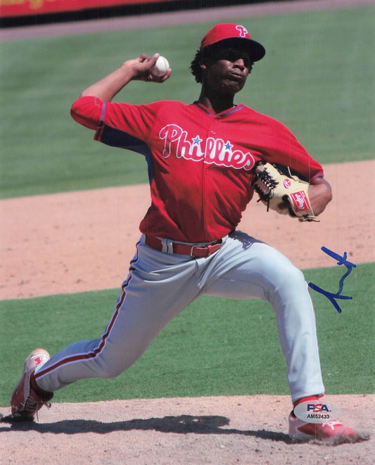 SIXTO SANCHEZ signed 8x10 photo PSA/DNA Philadelphia Phillies Autographed