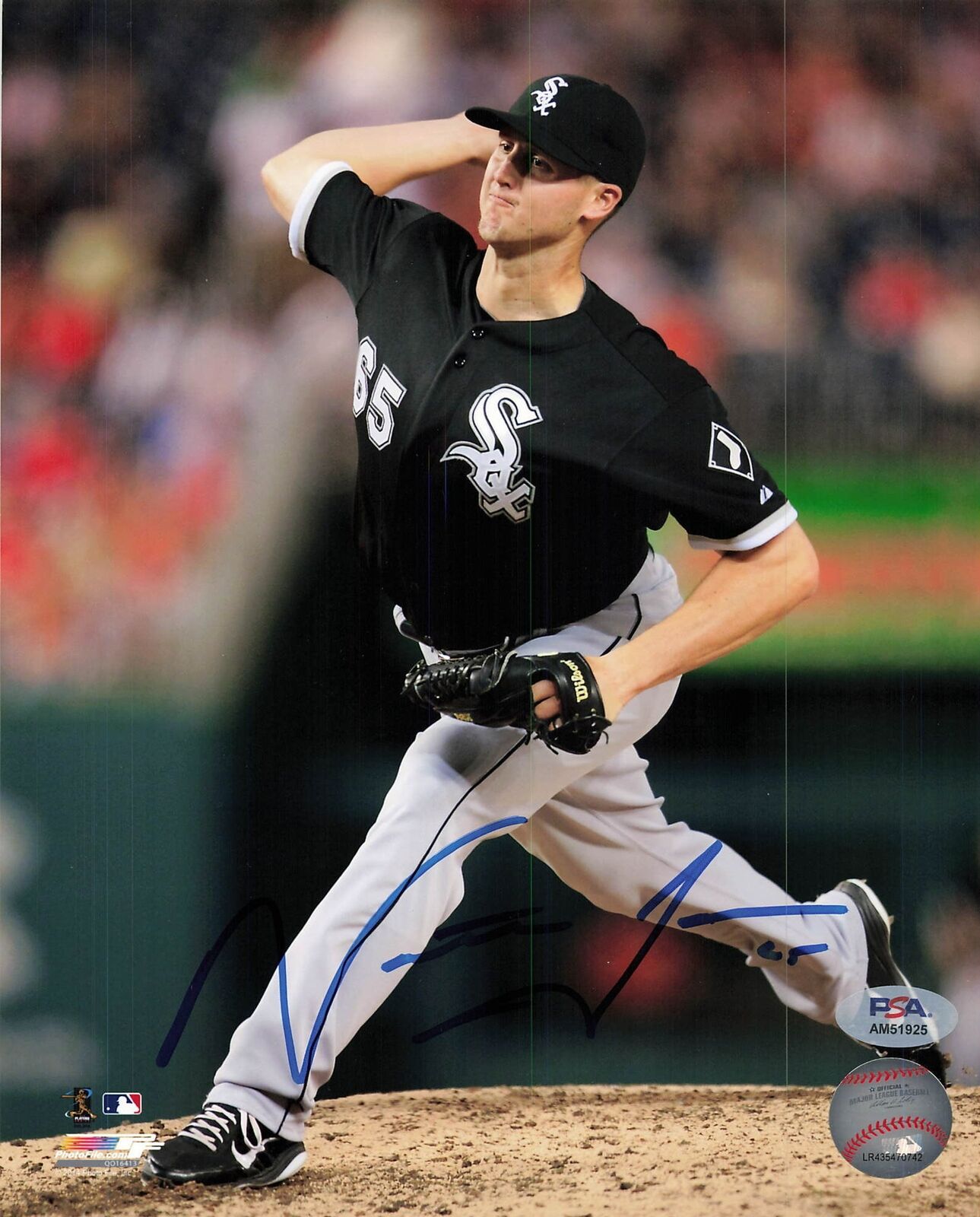 NATE JONES signed 8x10 photo PSA/DNA Chicago White Sox Autographed