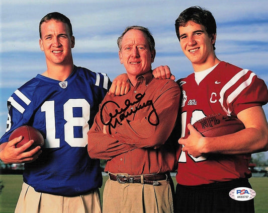 ARCHIE MANNING signed 8x10 photo PSA/DNA New Orleans Saints Autographed