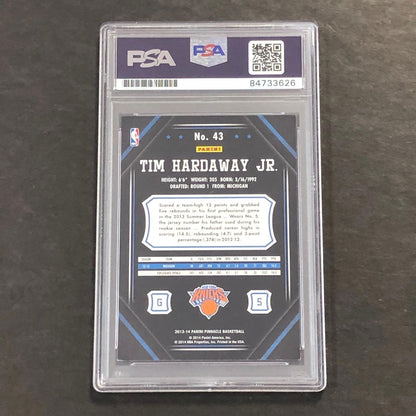 2013-14 Panini Pinnacle #43 Tim Hardaway Jr. Signed Card AUTO 10 PSA Slabbed Kni