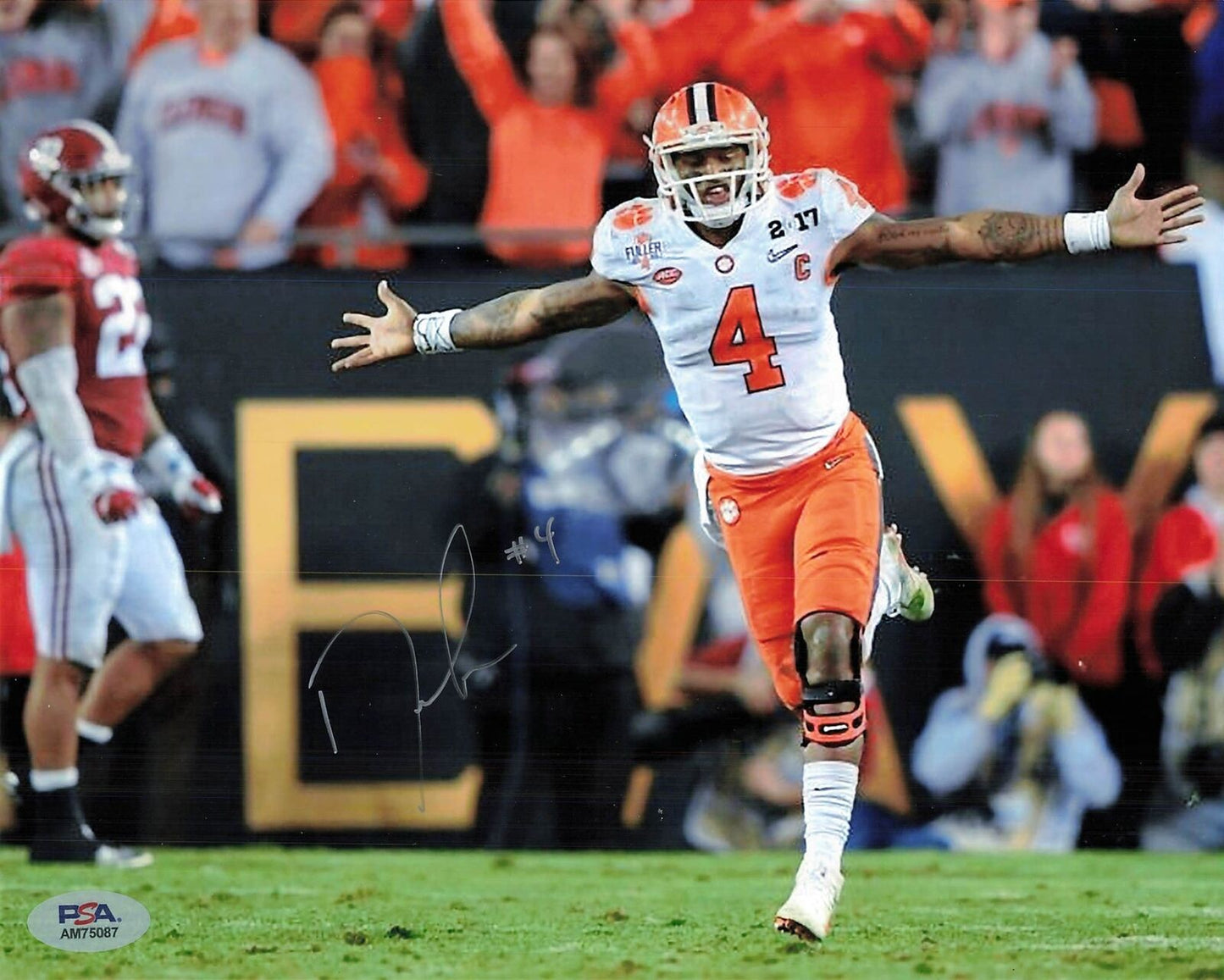 Deshaun Watson signed 8x10 photo PSA/DNA Clemson Tigers Autographed Browns