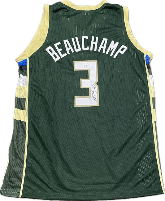 Marjon Beauchamp signed jersey PSA/DNA Milwaukee Bucks Autographed