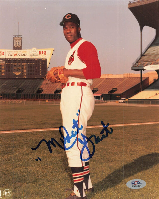 JIM "MUDCAT" GRANT signed 8x10 photo PSA/DNA Cleveland Autographed