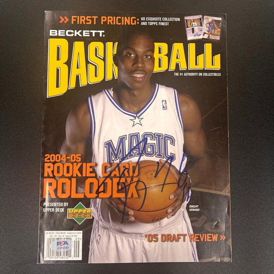 Dwight Howard signed Beckett Magazine PSA/DNA Orlando Magic Autographed