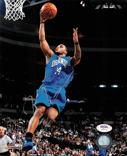 Jameer Nelson signed 8x10 photo PSA/DNA Orlando Magic Autographed