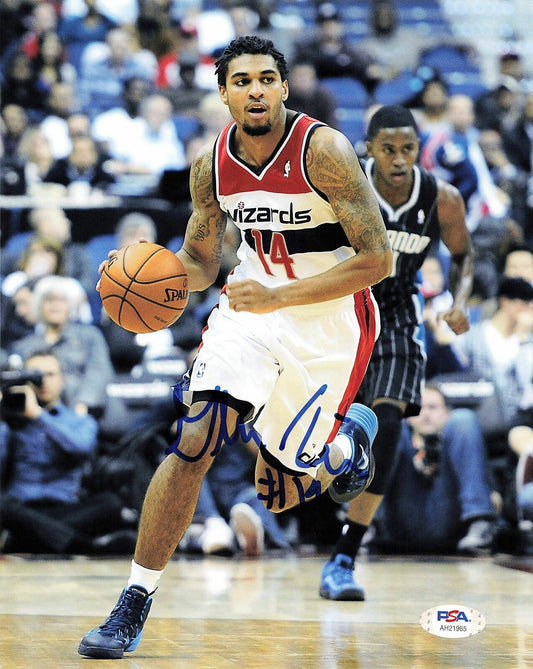 Glen Rice Jr. signed 8x10 photo PSA/DNA Washington Wizards Autographed