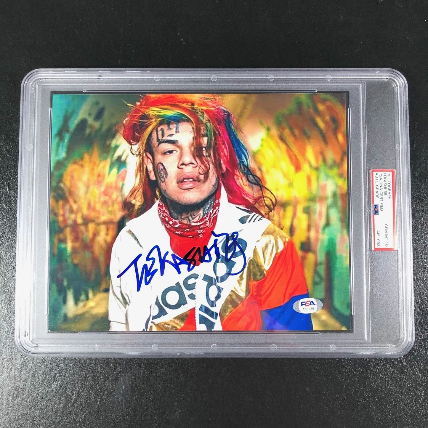 Tekashi69 Signed 8x10 Photo PSA Encapsulated Auto Grade 10 Gem Mint Rapper 6ix9i