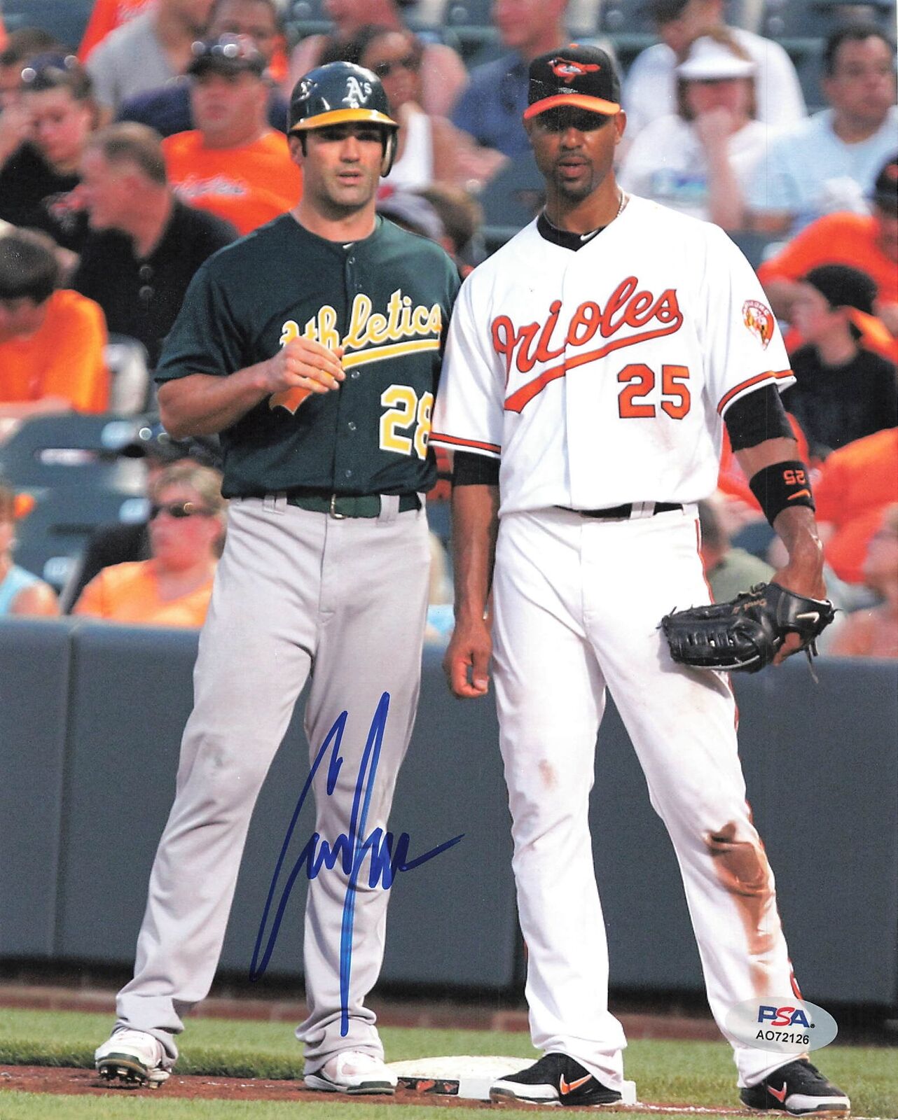 Conor Jackson signed 8x10 photo PSA/DNA Oakland Athletics Autographed