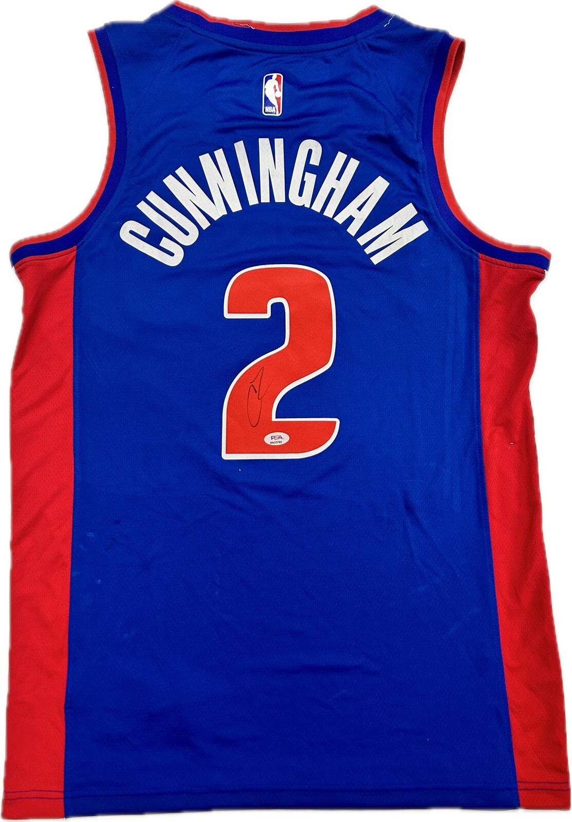 Cade Cunningham signed jersey PSA/DNA Detroit Pistons Autographed