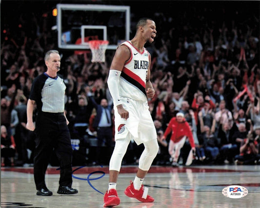 RODNEY HOOD signed 8x10 photo PSA/DNA Portland Trail Blazers autographed