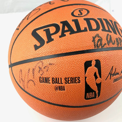 2017-18 Spurs Team Signed Basketball PSA/DNA Autographed Ball LOA