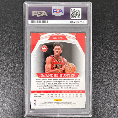 2019-20 Panini Chronicles Phoenix #575 De'Andre Hunter Signed Card AUTO PSA/DNA