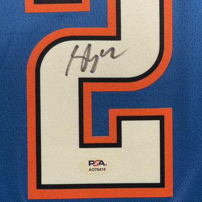 Shai Gilgeous-Alexander Signed Jersey PSA Oklahoma City Thunder Autographed