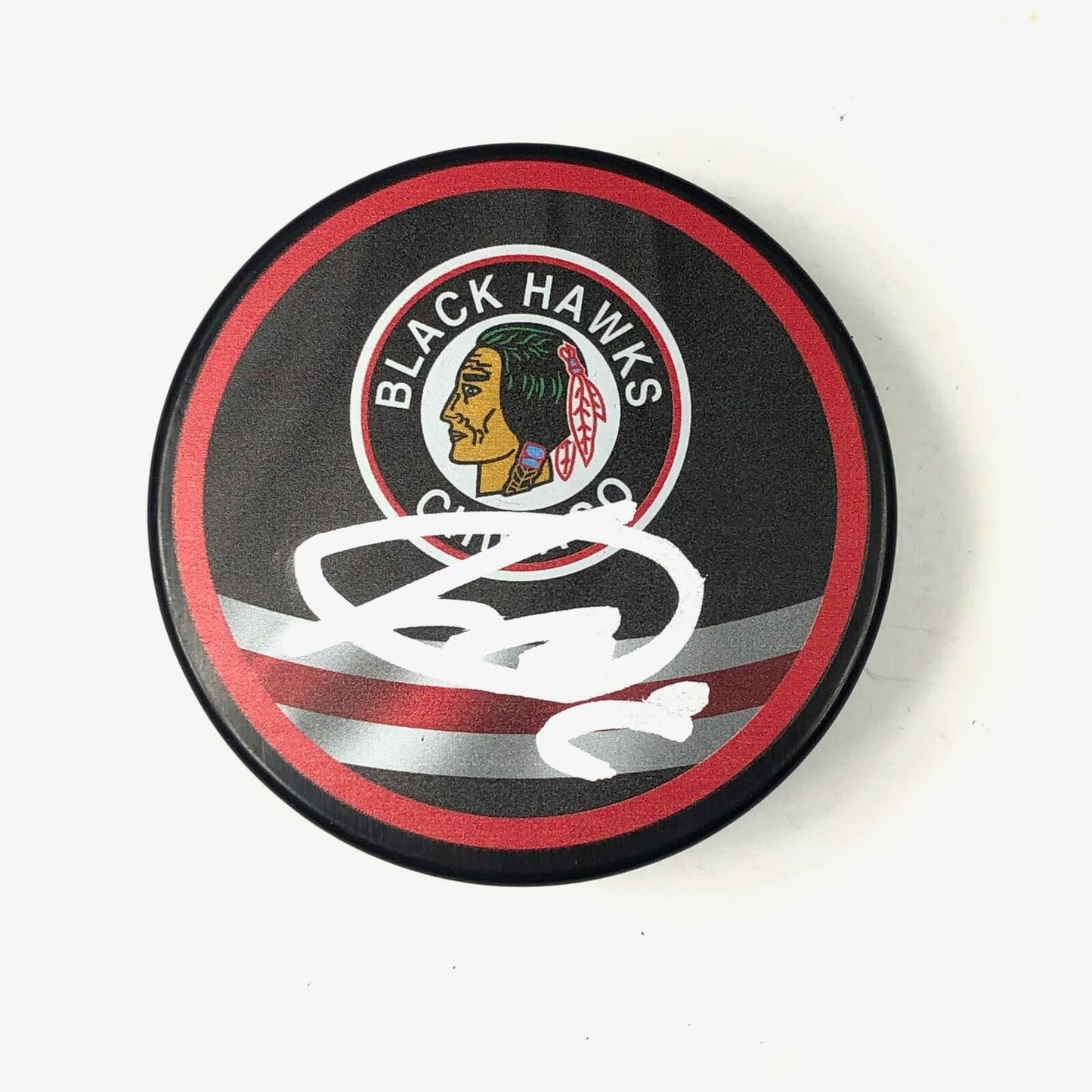 DOMINIK KUBALIK signed Hockey Puck PSA/DNA Chicago Blackhawks Autographed