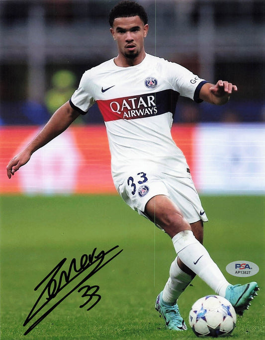 Warren Zaïre-Emery signed 8x10 Photo PSA Autographed PSG