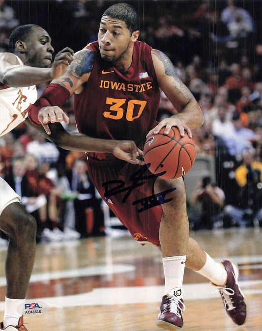 ROYCE WHITE signed 8x10 photo PSA/DNA Iowa State Cyclones Autographed