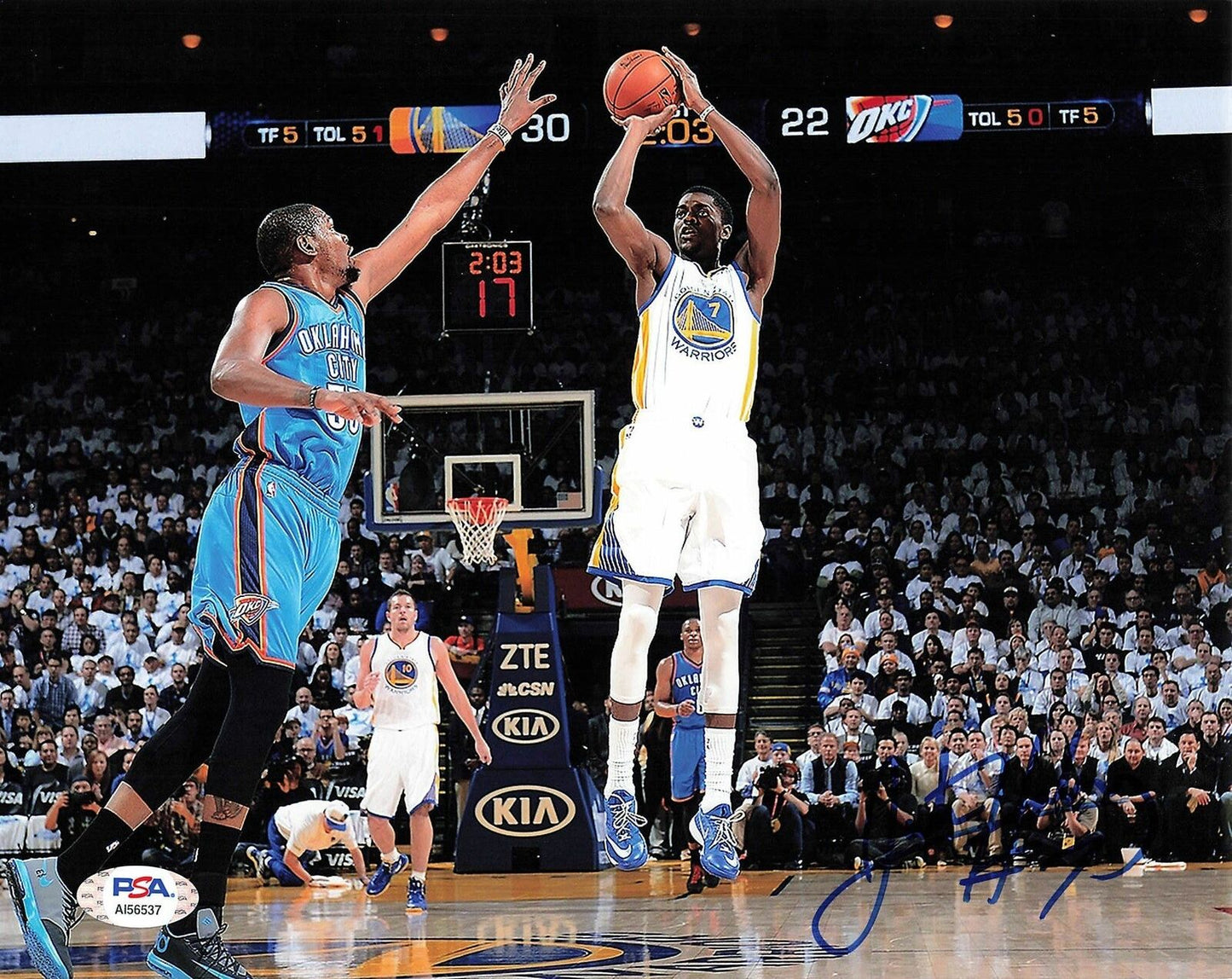 Justin Holiday signed 8x10 photo PSA/DNA Warriors Autographed