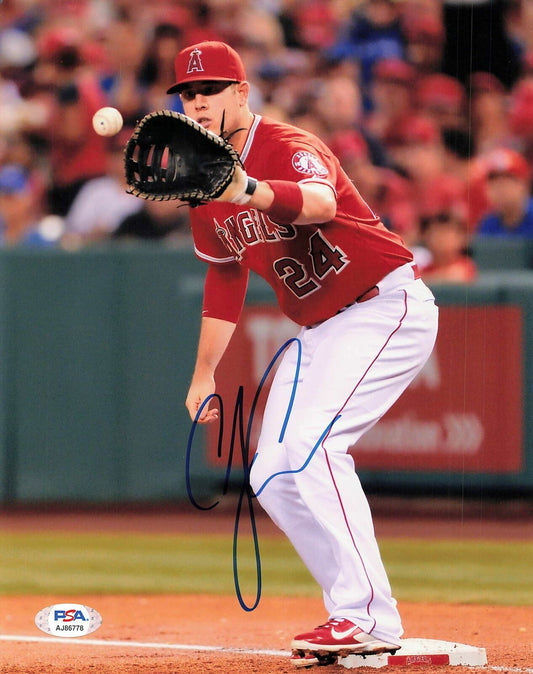 C.J. CRON signed 8x10 photo PSA/DNA Los Angeles Angels Autographed