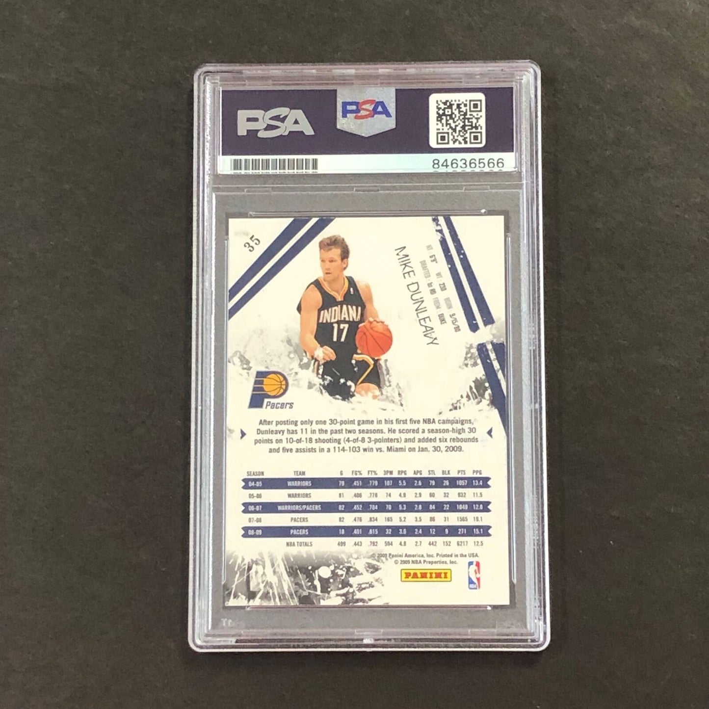 2009-10 Panini Rookies & Stars #35 Mike Dunleavy Signed Card AUTO PSA/DNA Slabbe